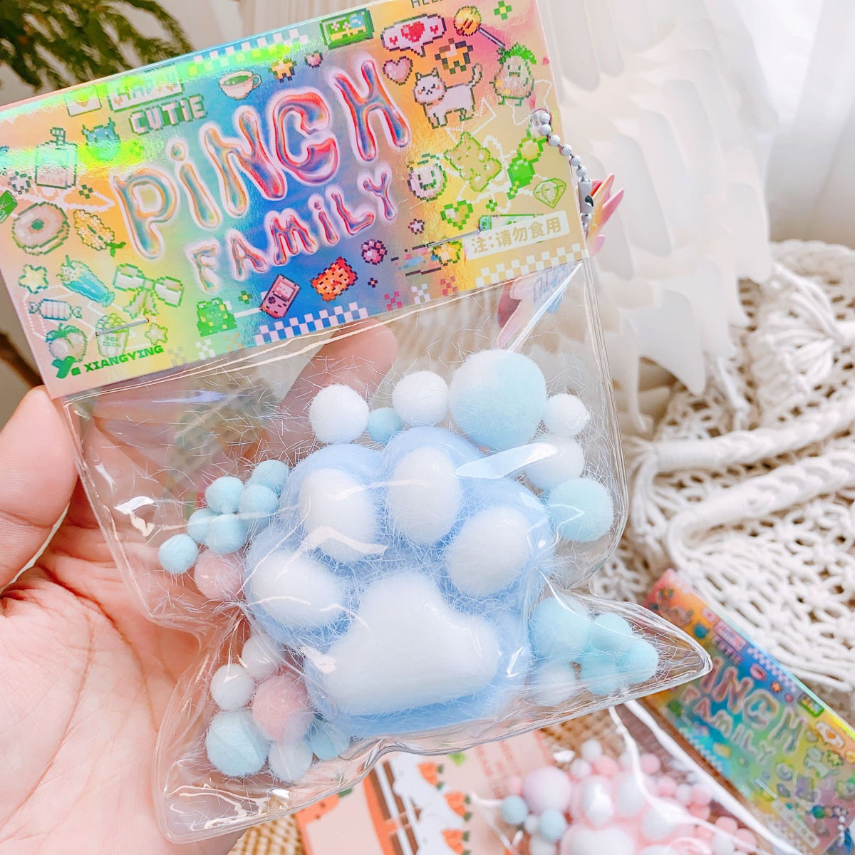 squishy cat paw