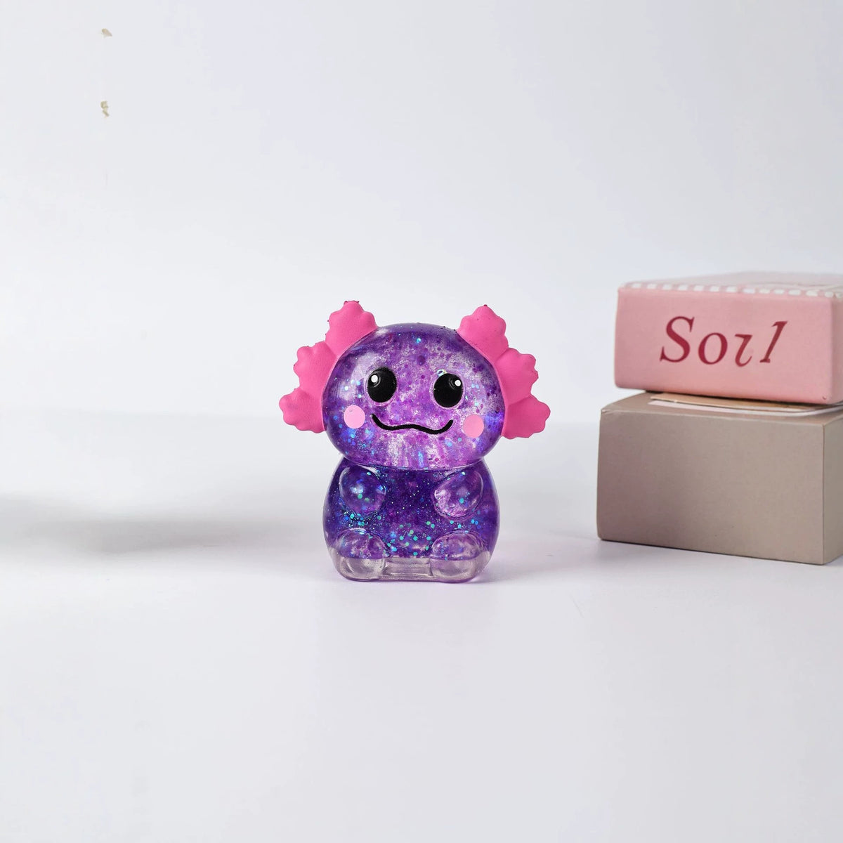glitter axolotl