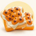 Capybara Toast squishy toy – studio photo
