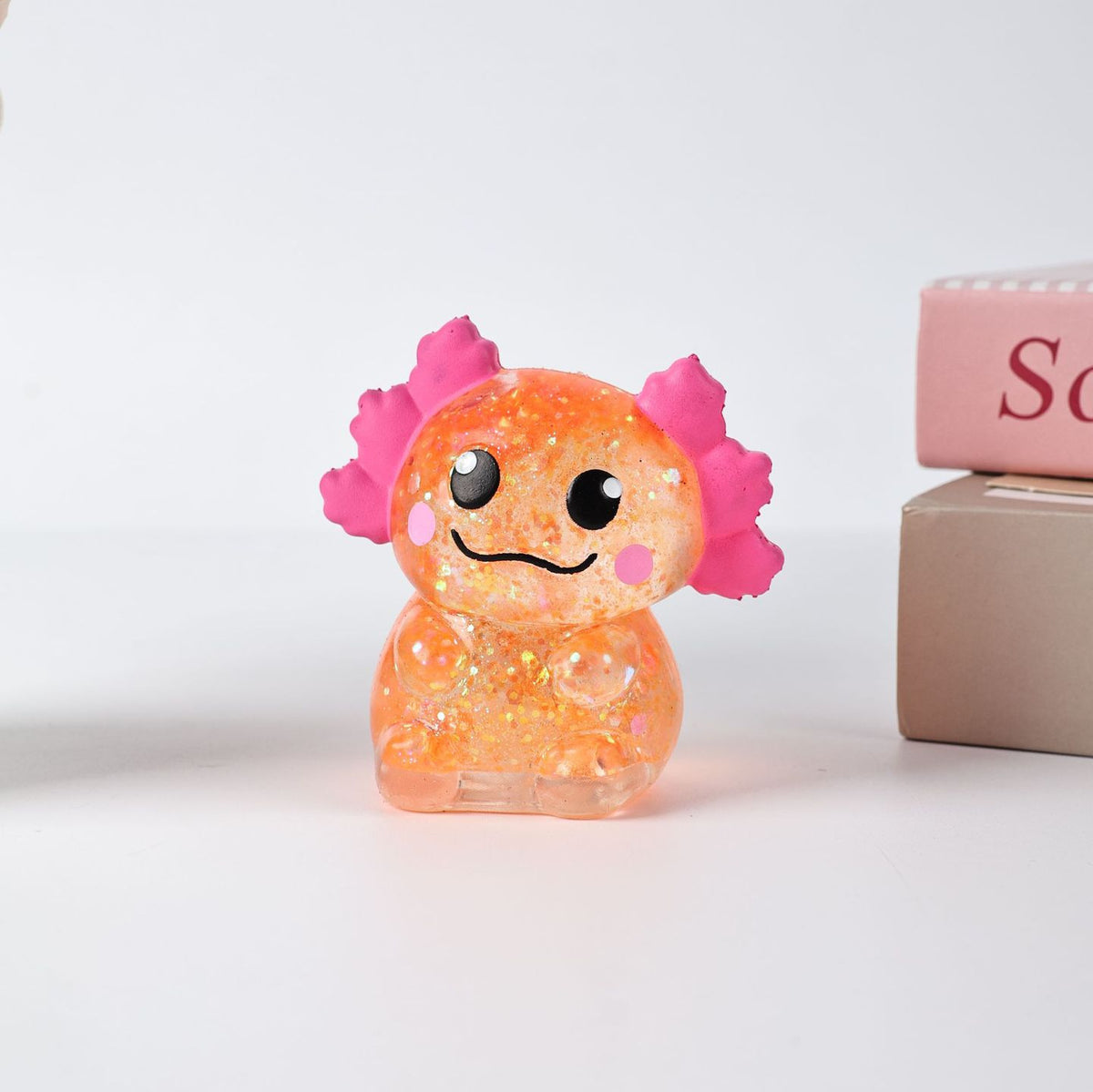 glitter axolotl