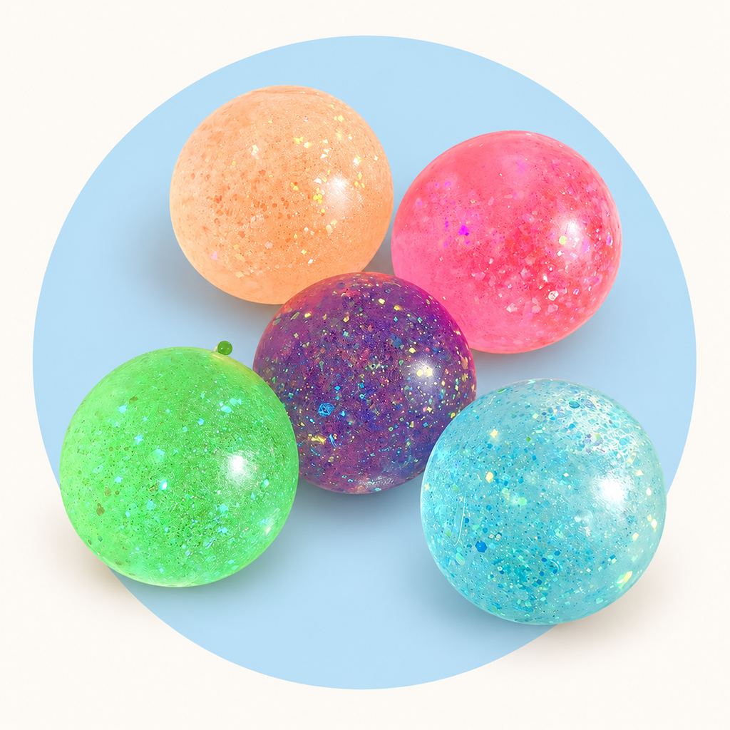 Frosted Sugar Ball squishy toy – studio photo