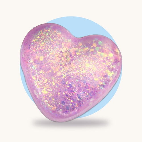 Glitter Jelly Heart