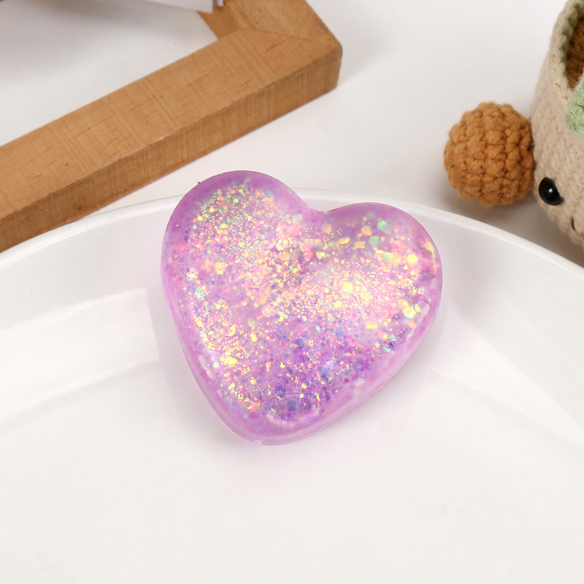 Glitter Jelly Heart
