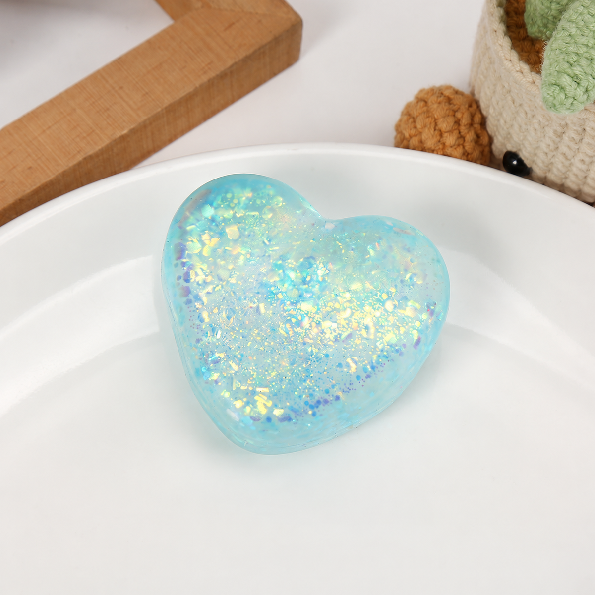 Glitter Jelly Heart