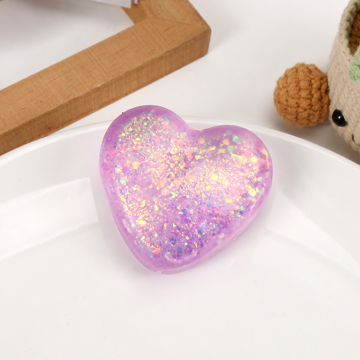Glitter Jelly Heart