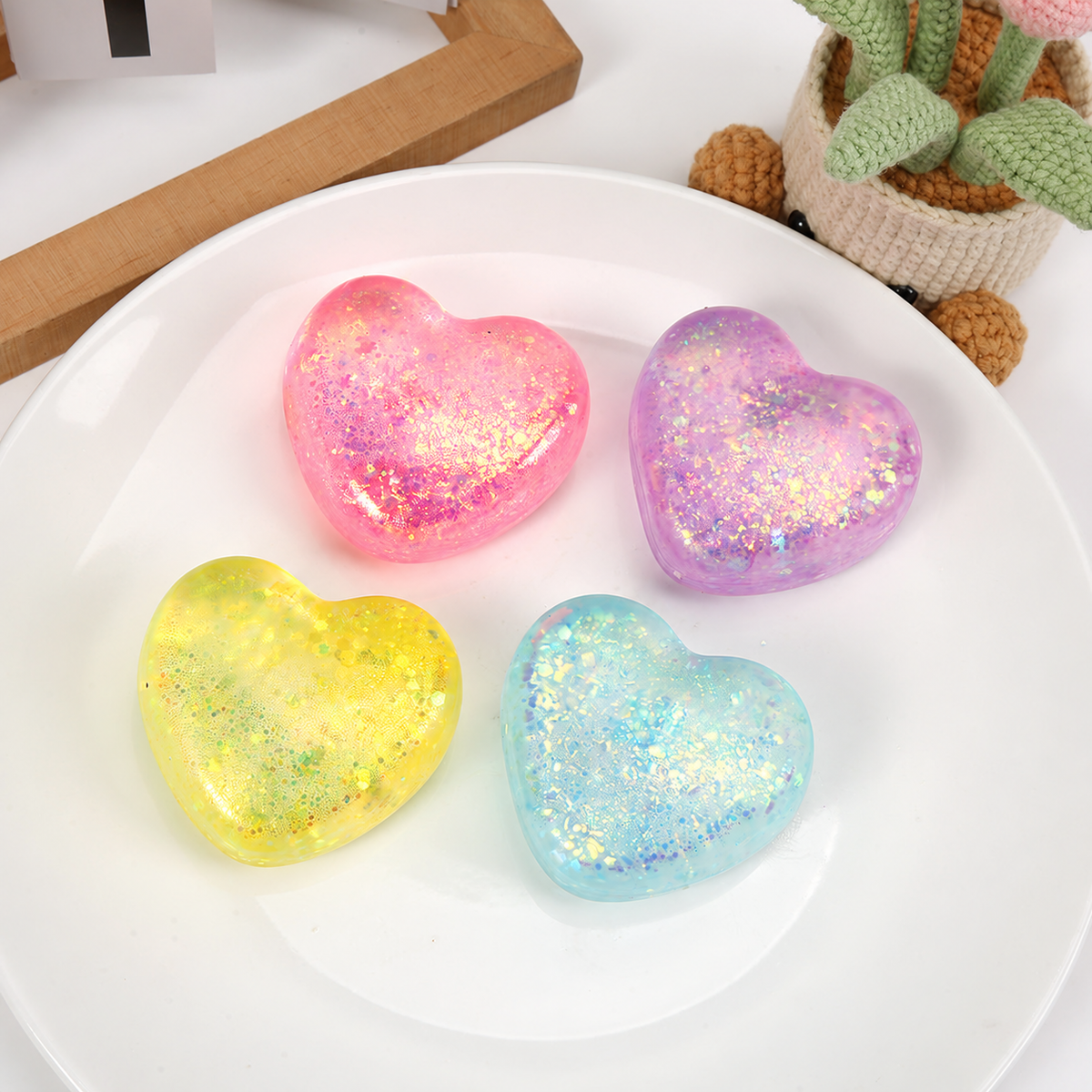 Glitter Jelly Heart