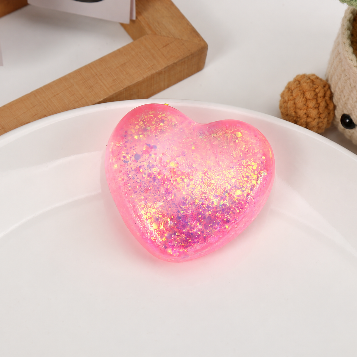 Glitter Jelly Heart