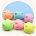 Glow Tofu Cat squishy toy – studio photo