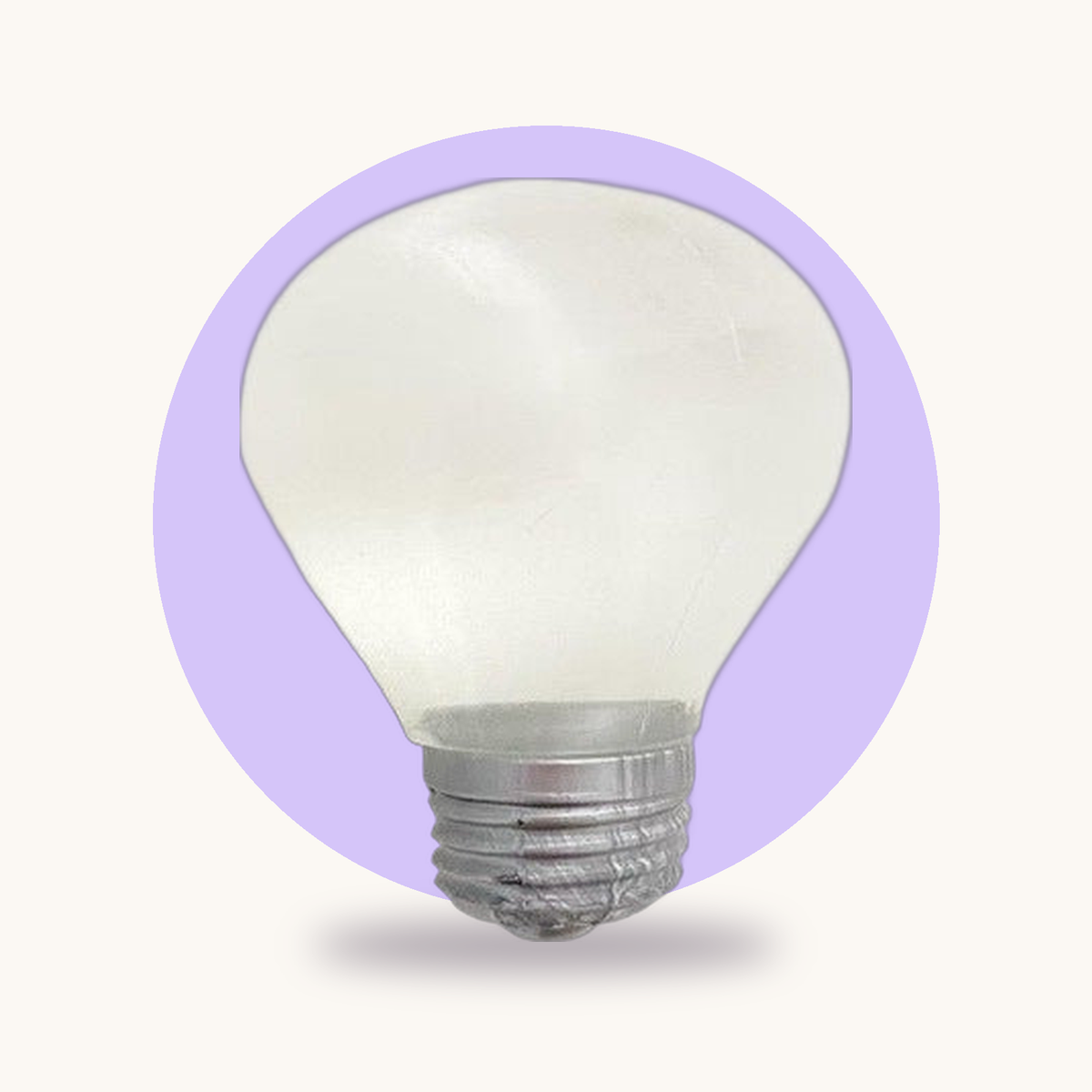 Jelly Light Bulb squishy toy – studio photo