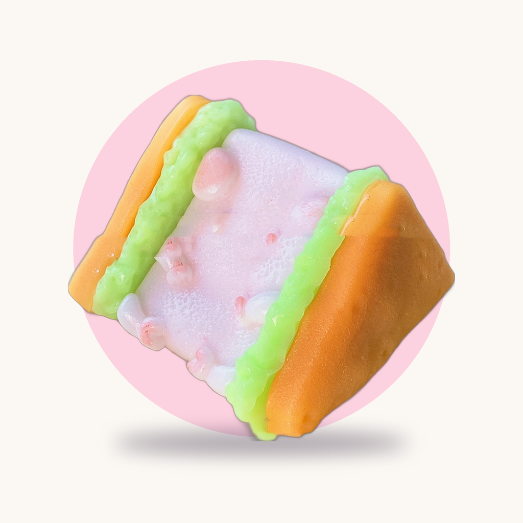 Piggy Sandwich squishy toy – studio photo