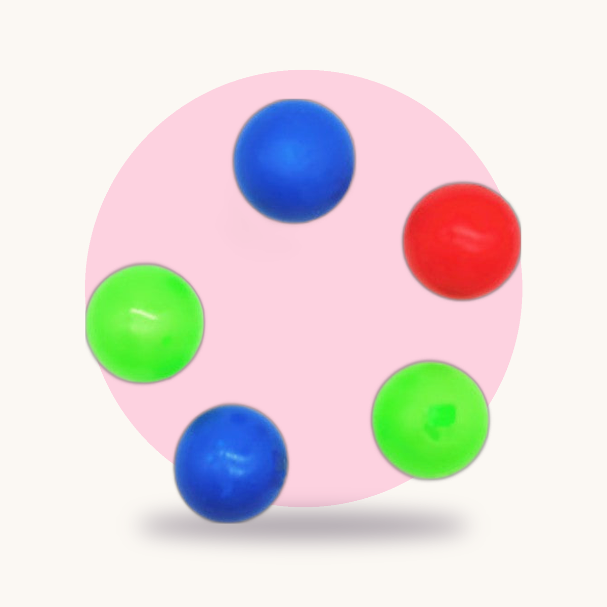 Sticky Wall Balls (4 pack) squishy toy – studio photo
